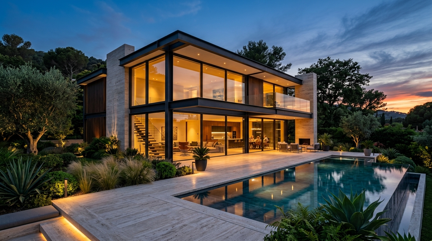 Custom Steel Frame Villas for Private Landowners