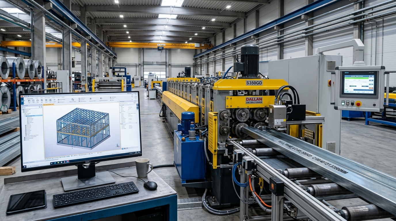 Automated CNC Roll Forming Line & 3D BIM